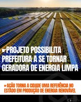 ☛VEREADORES(as) DEBATEM PROJETO QUE POSSIBILITA PREFEITURA A SE TORNAR GERADORA DE ENERGIA LIMPA