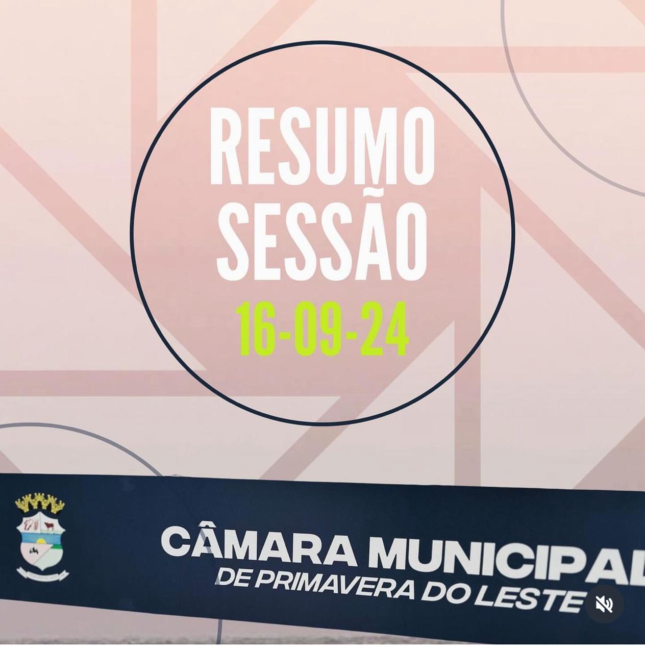 RESUMO SESSÃO 16/09