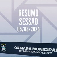 SESSÃO DE RETORNO APÓS RECESSO PARLAMENTAR